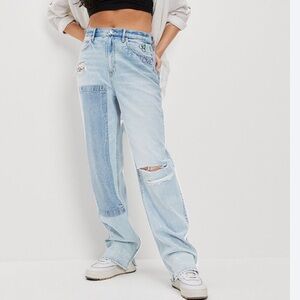 High waisted LGBTQ American Eagle Jeans